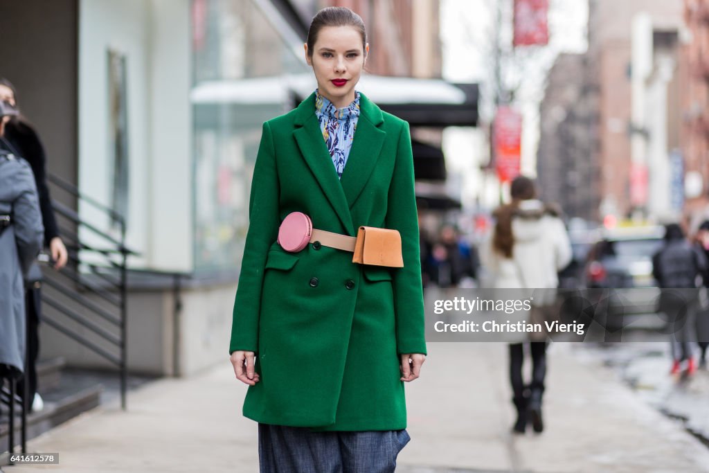 Street Style - New York Fashion Week February 2017 - Day 3