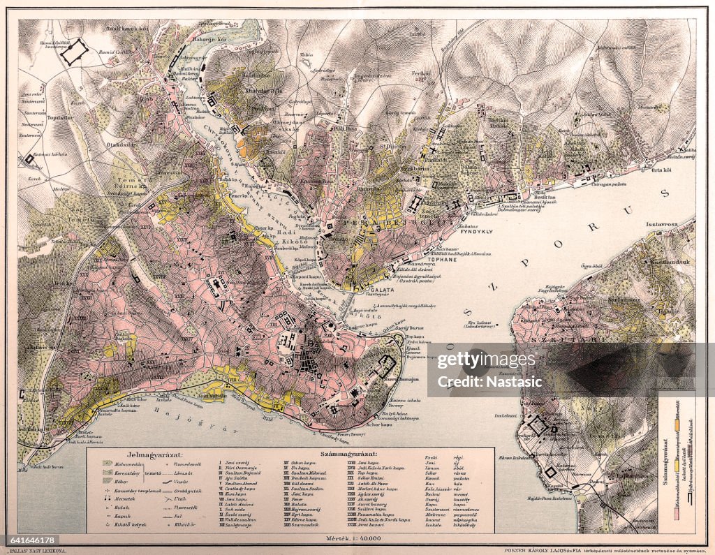 Map of contantinople