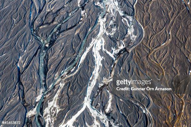 aerial view iceland - gunnar örn árnason stock-fotos und bilder