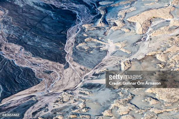 aerial view iceland - gunnar örn árnason stock-fotos und bilder
