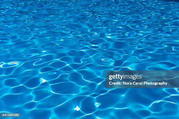swimming pool surface with patterns and ripples - pool water surface stock pictures, royalty-free photos & images