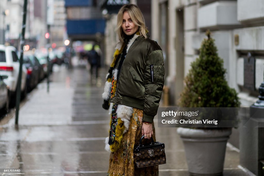 Street Style - New York Fashion Week February 2017 - Day 4