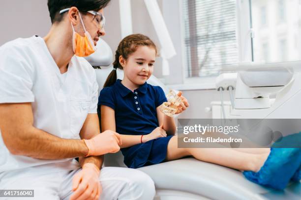 at the dentist's - protective footwear stock pictures, royalty-free photos & images