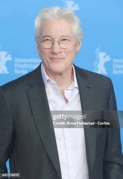 Richard Gere attends the 'The Dinner' photo call during the 67th Berlinale International Film Festival Berlin at Grand Hyatt Hotel on February 10,...