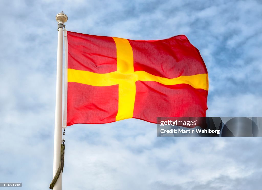 Flag of Scania Sweden