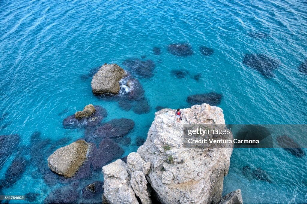 View from the Balcony of Europe in Nerja - Spain