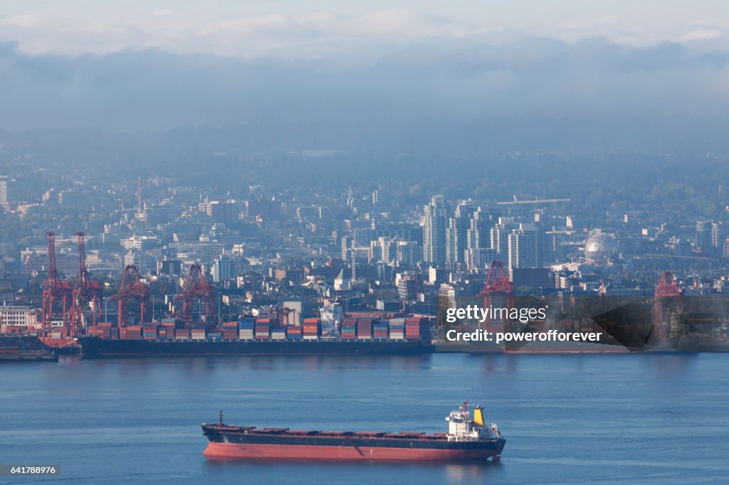 Downtown Skyline of Vancouver, British Columbia, Canada