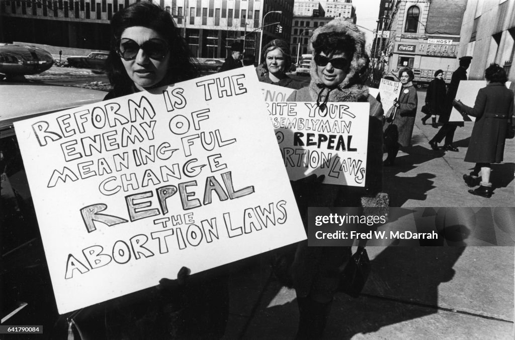 Protesting NY's Anti-Abortion Laws