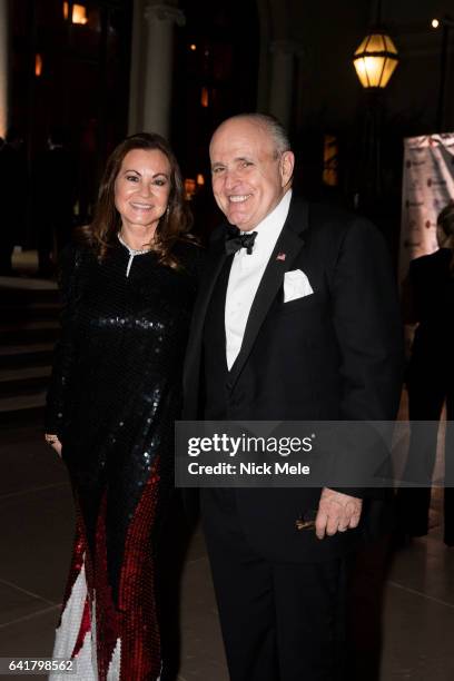 Judith Giuliani and Rudy Giuliani attend Boys and Girls Clubs of Palm Beach County Celebrate the 36th Annual Winter Ball at The Breakers on February...