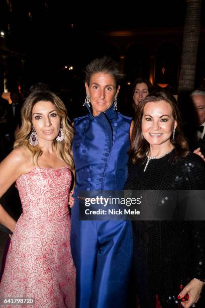 Somers Farkas, Giulia Azmoudeh and Judith Giuliani attend Boys and Girls Clubs of Palm Beach County Celebrate the 36th Annual Winter Ball at The...