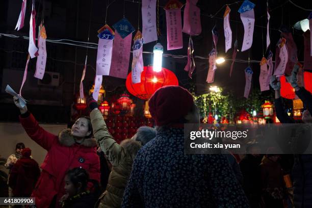 Latern Riddles Chinese Chinese Lantern Riddle Photos and Premium High Res Pictures - Getty Images