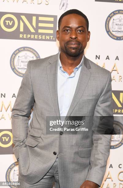 Actor Sterling K. Brown attends 48th NAACP Image Dinner at Pasadena Convention Center on February 10, 2017 in Pasadena, California.