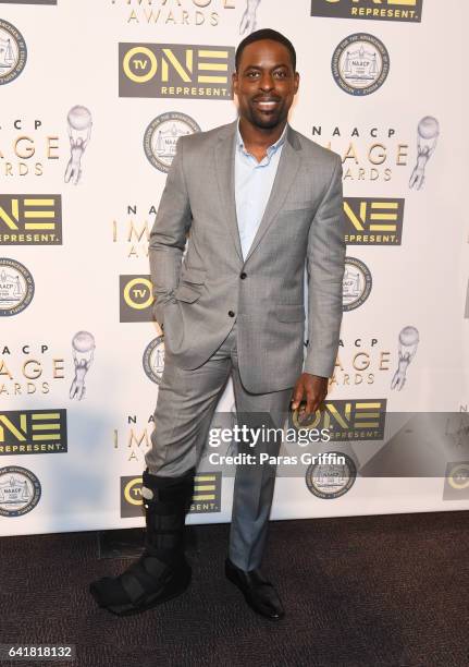 Sterling K. Brown attends 48th NAACP Image Dinner at Pasadena Convention Center on February 10, 2017 in Pasadena, California.