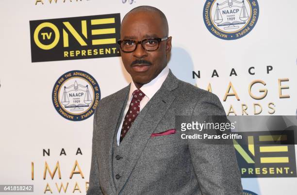 Actor Courtney B. Vance attends 48th NAACP Image Dinner at Pasadena Convention Center on February 10, 2017 in Pasadena, California.