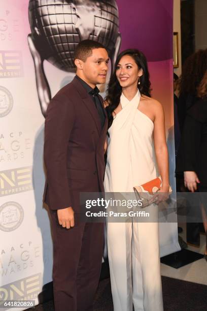 Trevor Noah attends 48th NAACP Image Dinner at Pasadena Convention Center on February 10, 2017 in Pasadena, California.