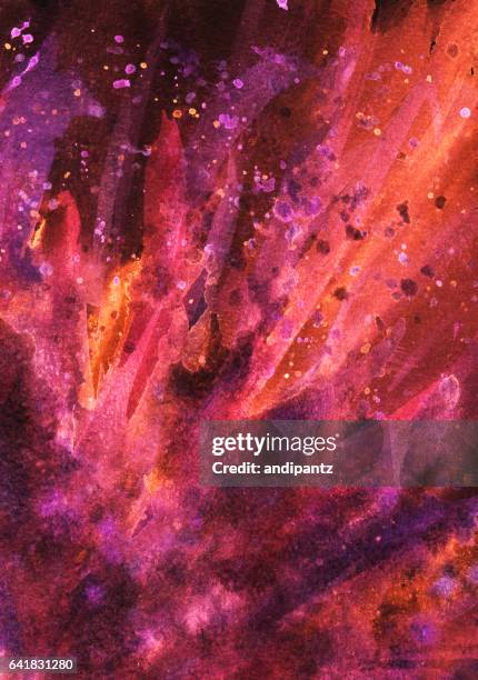 handmade explosion background with bright colors - colour explosion stock illustrations