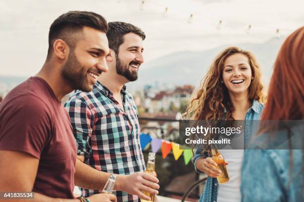 Rooftop Work Party Photos and Premium High Res Pictures - Getty Images