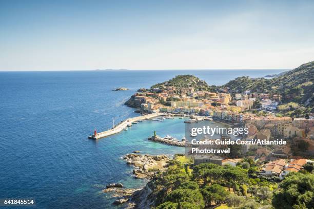 view of giglio porto - giglio - fotografias e filmes do acervo