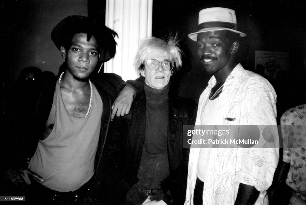 Jean Michel Basquiat, Andy Warhol, Fred Braithwaite (Fab Five Freddy)