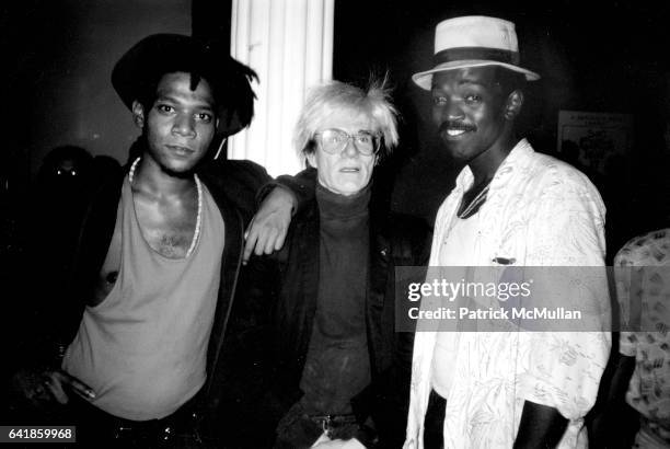 Jean Michel Basquiat, Andy Warhol, Fred Braithwaite .