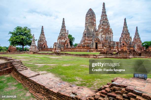 ancient city of ayutthaya - província de ayuthaya imagens e fotografias de stock