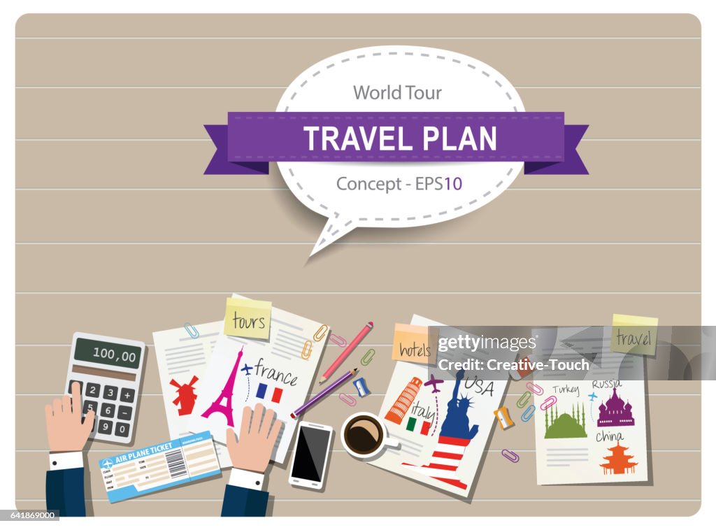 Working table - Travel Plane concept