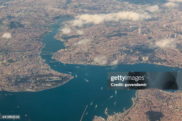 aerial view of istanbul - stanbul stock pictures, royalty-free photos & images