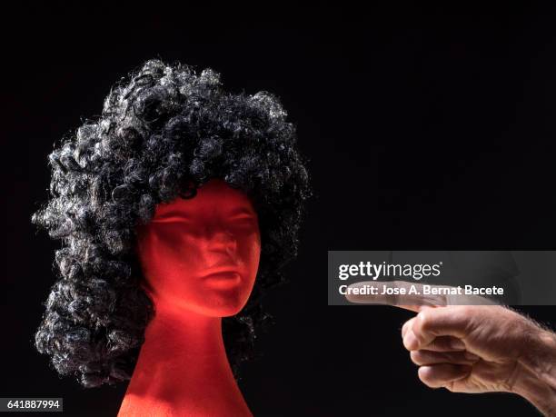 hands of a man doing gestures of harassment and ill-treatment to a woman - raped women fotografías e imágenes de stock