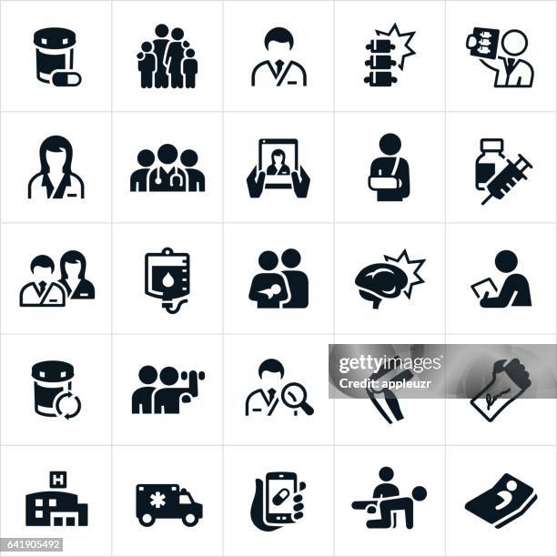 ilustraciones, imágenes clip art, dibujos animados e iconos de stock de asistencia sanitaria y medicina iconos - escayola