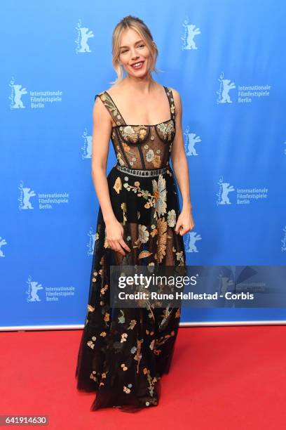 Sienna Miller attends the 'The Lost City of Z' premiere during the 67th Berlinale International Film Festival Berlin at Zoo Palast on February 14,...