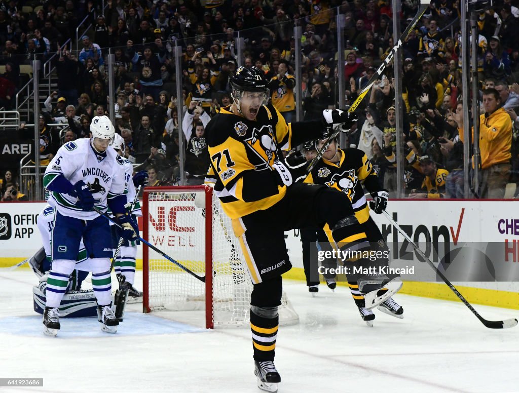 Vancouver Canucks v Pittsburgh Penguins