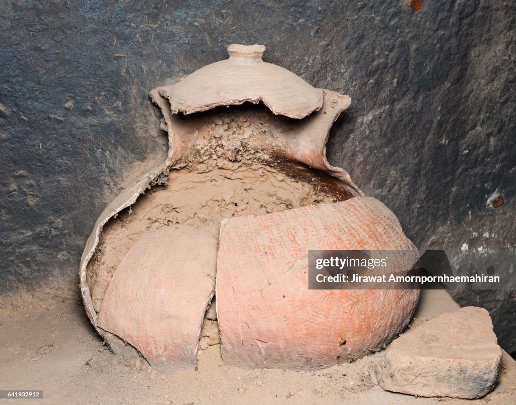 Broken Pot, Found in Archeological Site