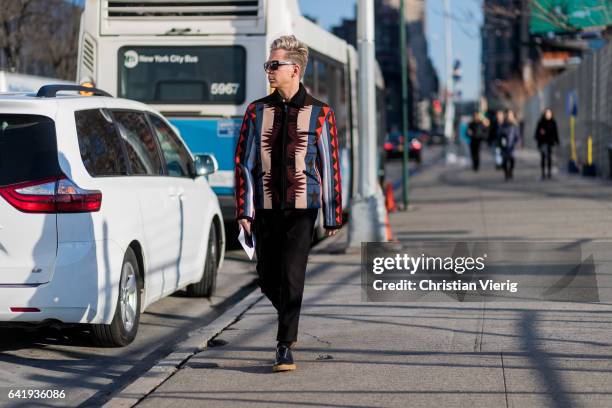 Kyle Anderson outside Coach on February 14, 2017 in New York City.