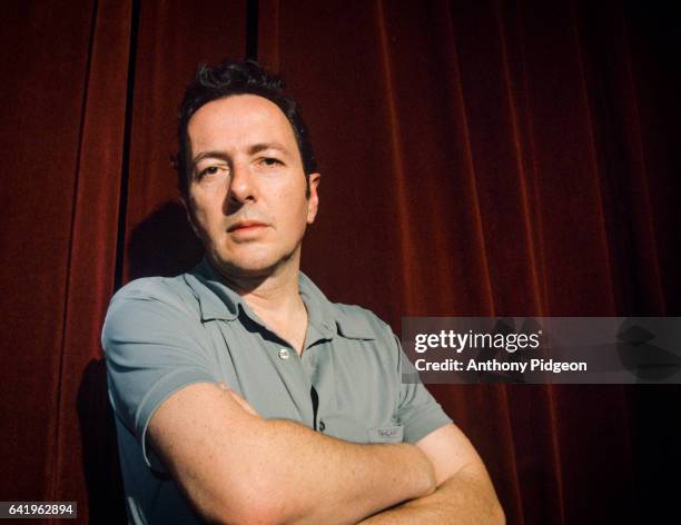 Portrait of Joe Strummer backstage at The Fillmore in San Francisco, California, United States on 6th July, 1999.