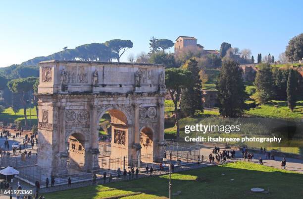 the arch of severus - arch of septimus severus 個照片及圖片檔