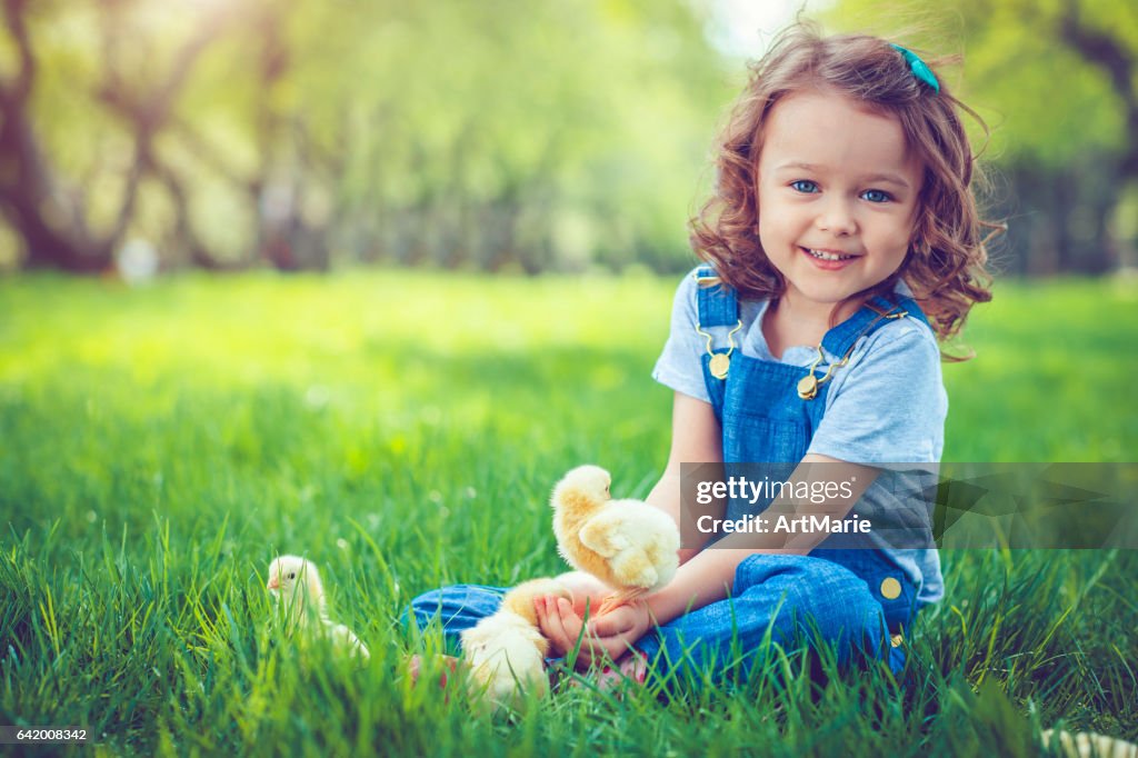 Child at Easter