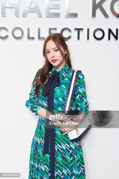 Min Hyo-Rin attends the Michael Kors Collection Fall 2017 runway show at Spring Studios during New York Fashion Week on February 15, 2017 in New York...