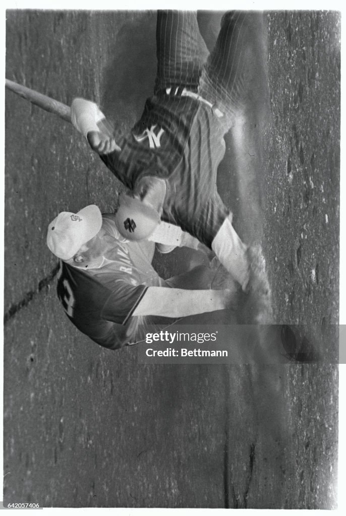 Bobby Richardson Sliding Home
