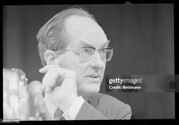 Washington, D.C.: Internal Revenue Service Commissioner Johnnie M. Walters appears before a Senate Appropriations Subcommittee. He was to answer...