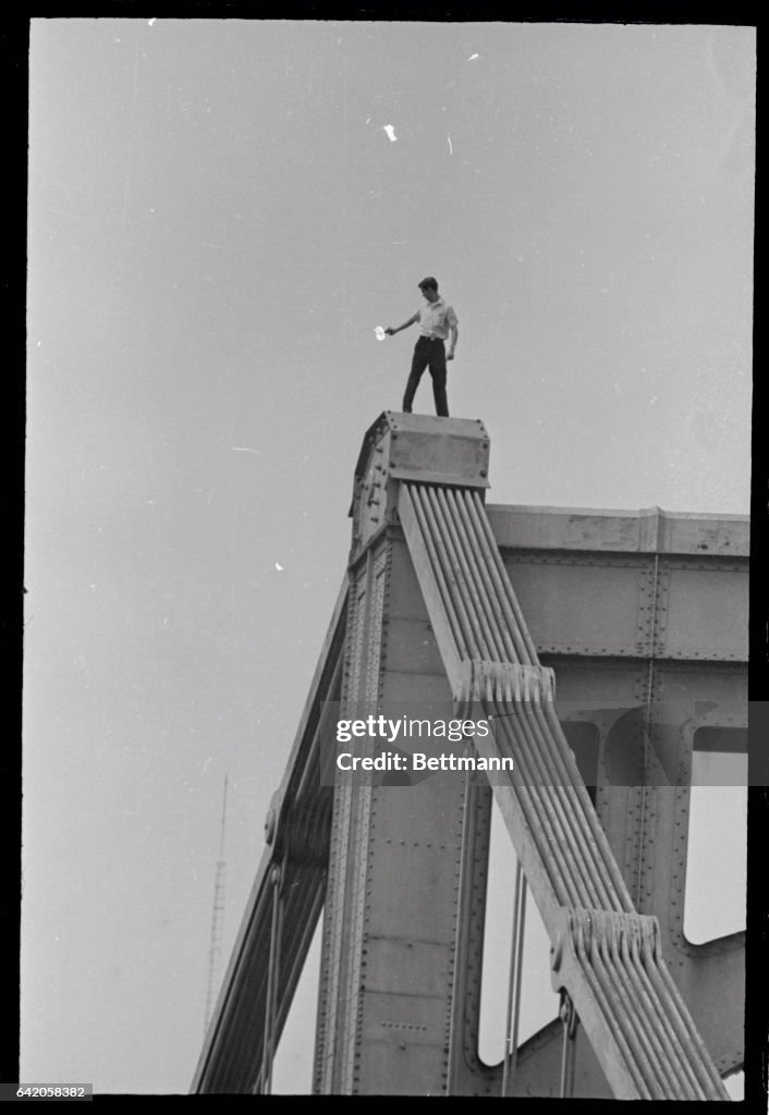 Sniper Shooting From Bridge