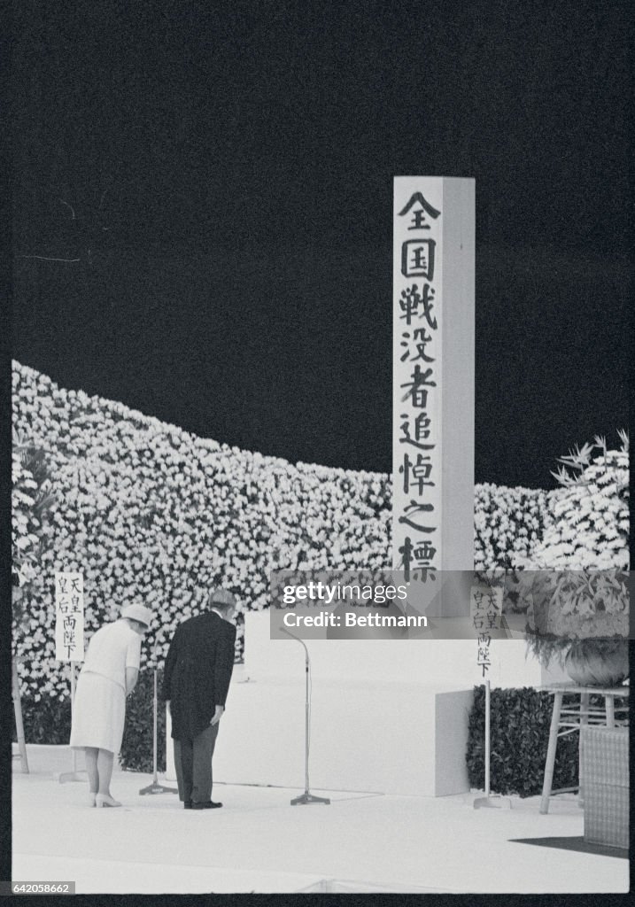 Japanese Royalty at War Memorial
