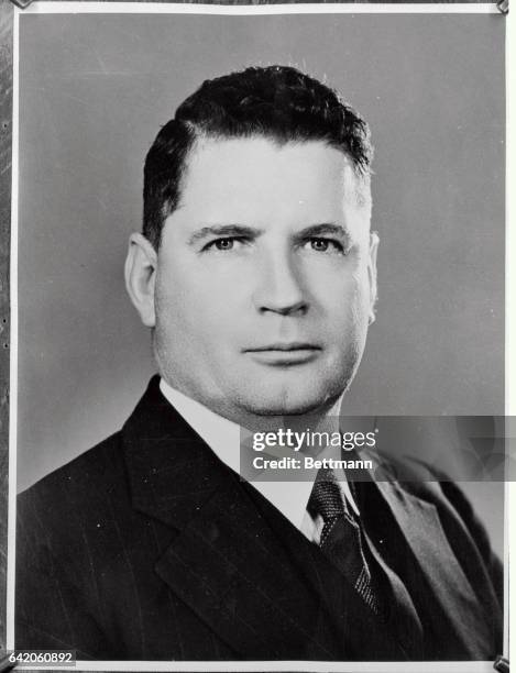 Mr. A. F. Fadden, acting as Government leader is shown while Australian Prime Minister Menzies visits England to talk with British war leaders.