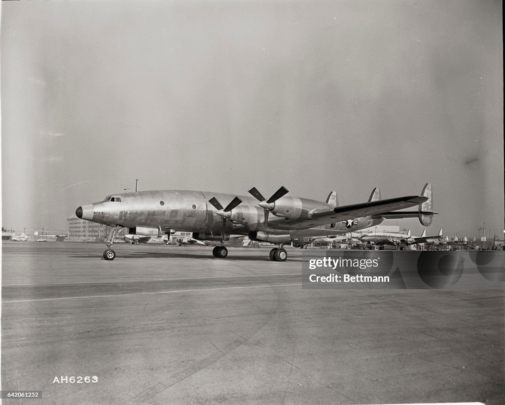 View of Large Aircraft on Runway