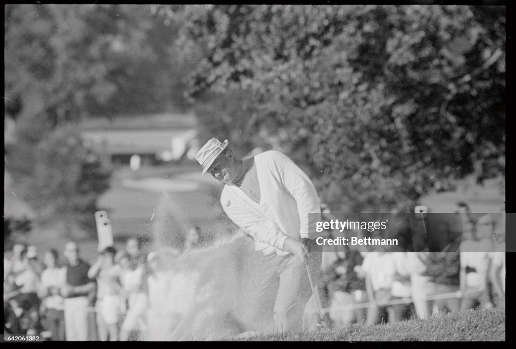 Jack Nicklaus Taking a Swing