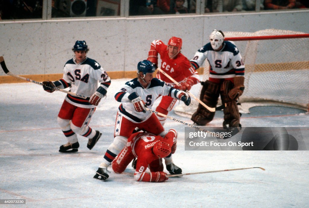 1980 Winter Olympics - Hockey - United States v Soviet Union