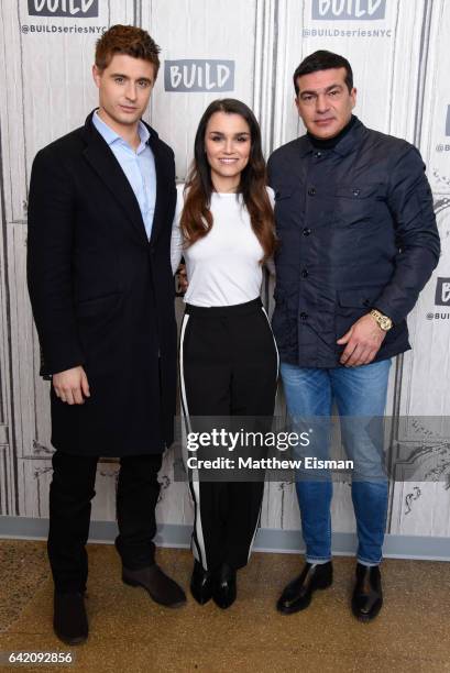 Max Irons, Samantha Barks and Tamer Hassan attend Build Series presents Max Irons, Samantha Barks and Tamer Hassan discussing "Bitter Harvest" at...