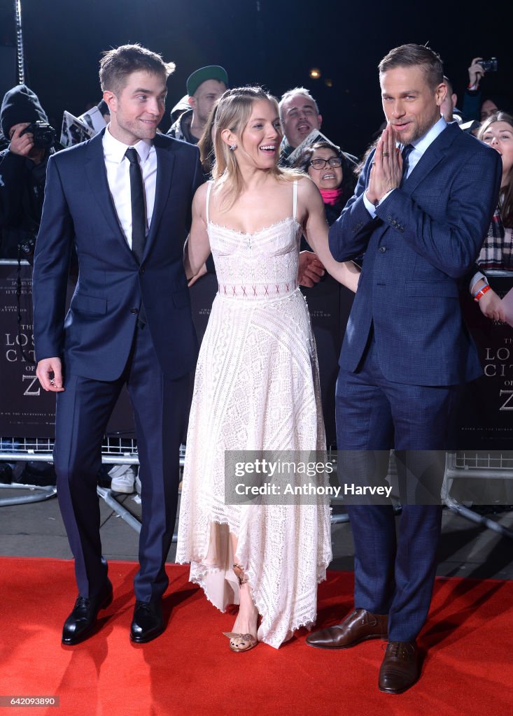 The Lost City of Z - UK Premiere - Arrivals