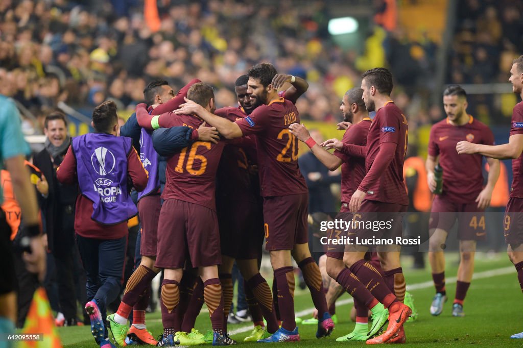 FC Villarreal v AS Roma - UEFA Europa League Round of 32: First Leg