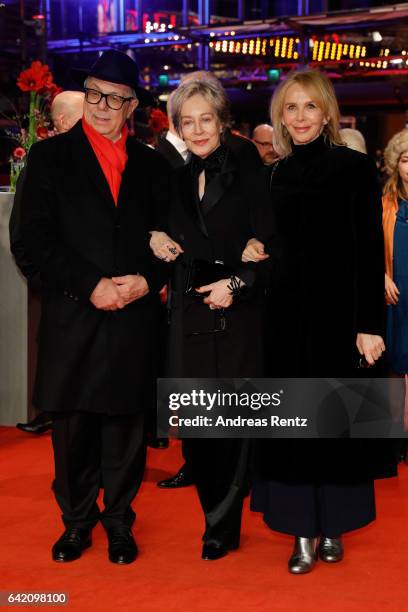 Director of the festival Dieter Kosslick, costume designer Milena Canonero and actress Trudie Styler attend the 'The Shining - Hommage Milena...