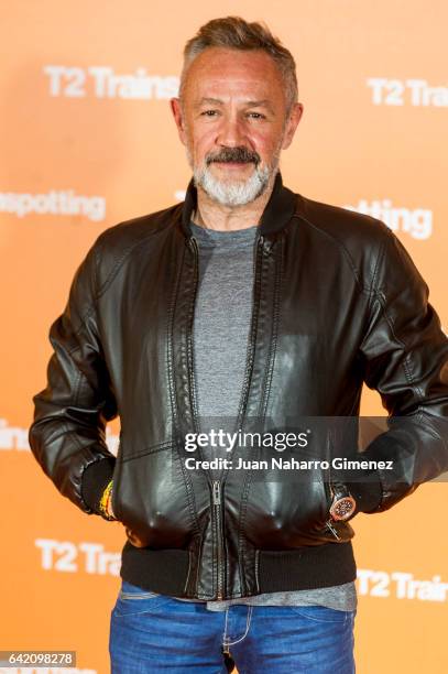 Rafa Sanchez attends 'T2 Trainspotting' premiere at Sony Pictures building on February 16, 2017 in Madrid, Spain.